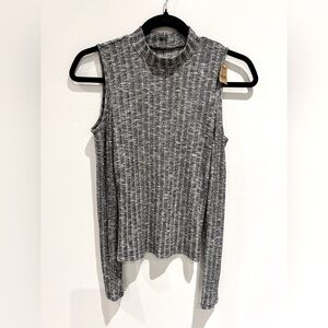 Brand New with Tags American Eagle Gray Sleeveless Ribbed Women's Top- size XS